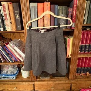 Diane Von Furstenberg Charcoal Skater Skirt